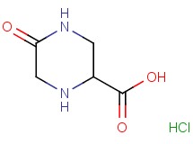 5-oxo-2-piperazinecarboxylic acid hydrochloride