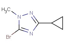 5-bromo-3-cyclopropyl-1-methyl-1H-1,2,4-triazole