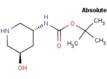 tert-butyl [(3R,5R)-5-hydroxy-3-piperidinyl]carbamate