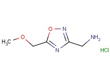 1-[5-(methoxymethyl)-1,2,4-oxadiazol-3-yl]methanamine hydrochloride