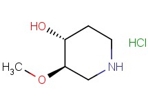 rel-(3R,4R)-3-methoxy-4-piperidinol hydrochloride