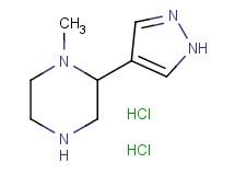 1-methyl-2-(1H-pyrazol-4-yl)piperazine dihydrochloride