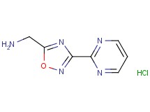 1-[3-(2-pyrimidinyl)-1,2,4-oxadiazol-5-yl]methanamine hydrochloride