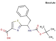 2-{(1S)-1-[(tert-butoxycarbonyl)amino]-2-phenylethyl}-1,3-thiazole-4-carboxylic acid