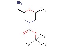 tert-butyl rel-(2R,6S)-2-(aminomethyl)-6-methyl-4-morpholinecarboxylate