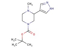 tert-butyl 4-methyl-3-(1H-pyrazol-4-yl)-1-piperazinecarboxylate