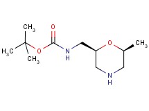 tert-butyl {[(2S,6S)-6-methyl-2-morpholinyl]methyl}carbamate
