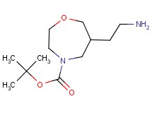 tert-butyl 6-(2-aminoethyl)-1,4-oxazepane-4-carboxylate