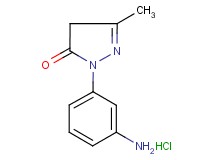 2-(3-aminophenyl)-5-methyl-2,4-dihydro-3H-pyrazol-3-one hydrochloride