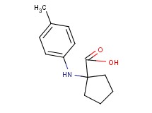1-[(4-methylphenyl)amino]cyclopentanecarboxylic acid