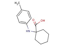 1-[(4-methylphenyl)amino]cyclohexanecarboxylic acid