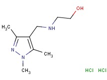 2-{[(1,3,5-trimethyl-1H-pyrazol-4-yl)methyl]amino}ethanol dihydrochloride
