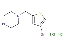 1-[(4-bromo-2-thienyl)methyl]piperazine dihydrochloride