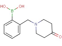 {2-[(4-oxopiperidin-1-yl)methyl]phenyl}boronic acid