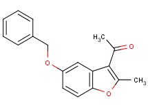 1-[5-(benzyloxy)-2-methyl-1-benzofuran-3-yl]ethanone