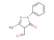 3-methyl-5-oxo-1-phenyl-4,5-dihydro-1H-pyrazole-4-carbaldehyde