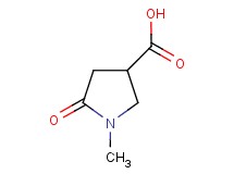 1-methyl-5-oxo-3-pyrrolidinecarboxylic acid