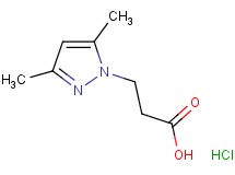 3-(3,5-dimethyl-1H-pyrazol-1-yl)propanoic acid hydrochloride 3-(3,5-dimethyl-1H-pyrazol-1-yl)propanoic acid hydrochloride