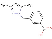 3-[(3,5-dimethyl-1H-pyrazol-1-yl)methyl]benzoic acid