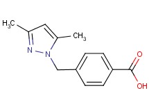 4-[(3,5-dimethyl-1H-pyrazol-1-yl)methyl]benzoic acid