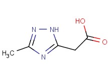 (3-methyl-1H-1,2,4-triazol-5-yl)acetic acid (3-methyl-1H-1,2,4-triazol-5-yl)acetic acid