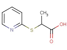 2-(pyridin-2-ylthio)propanoic acid