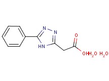 (5-phenyl-4H-1,2,4-triazol-3-yl)acetic acid dihydrate