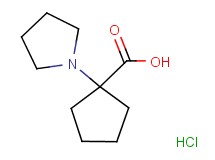 1-(1-pyrrolidinyl)cyclopentanecarboxylic acid hydrochloride
