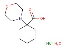1-(4-morpholinyl)cyclohexanecarboxylic acid hydrochloride hydrate