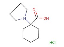 1-(1-pyrrolidinyl)cyclohexanecarboxylic acid hydrochloride