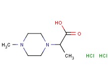 2-(4-methyl-1-piperazinyl)propanoic acid dihydrochloride