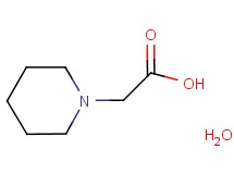 1-piperidinylacetic acid hydrate