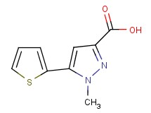 1-methyl-5-(2-thienyl)-1H-pyrazole-3-carboxylic acid