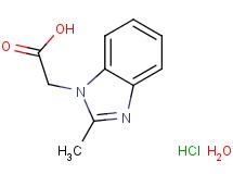 (2-methyl-1H-benzimidazol-1-yl)acetic acid hydrochloride hydrate