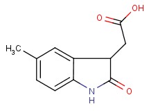 (5-methyl-2-oxo-2,3-dihydro-1H-indol-3-yl)acetic acid