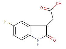(5-fluoro-2-oxo-2,3-dihydro-1H-indol-3-yl)acetic acid