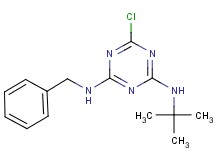 N-benzyl-N'-(tert-butyl)-6-chloro-1,3,5-triazine-2,4-diamine