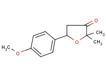 5-(4-methoxyphenyl)-2,2-dimethyldihydrofuran-3(2H)-one