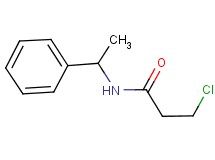 3-chloro-N-(1-phenylethyl)propanamide
