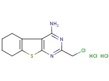 2-(chloromethyl)-5,6,7,8-tetrahydro[1]benzothieno[2,3-d]pyrimidin-4-amine dihydrochloride