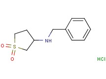 N-benzyltetrahydro-3-thiophenamine 1,1-dioxide hydrochloride