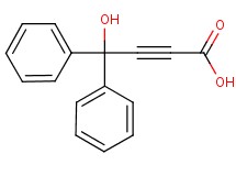 4-hydroxy-4,4-diphenylbut-2-ynoic acid