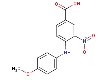 4-[(4-methoxyphenyl)amino]-3-nitrobenzoic acid