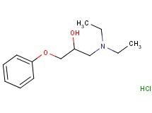 1-(diethylamino)-3-phenoxy-2-propanol hydrochloride