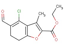ethyl 4-chloro-5-formyl-3-methyl-6,7-dihydro-1-benzofuran-2-carboxylate