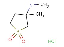 N,3-dimethyltetrahydro-3-thiophenamine 1,1-dioxide hydrochloride