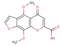 4,9-dimethoxy-5-oxo-5H-furo[3,2-g]chromene-7-carboxylic acid