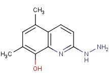 2-hydrazino-5,7-dimethylquinolin-8-ol