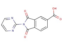 1,3-dioxo-2-pyrimidin-2-ylisoindoline-5-carboxylic acid