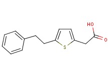 [5-(2-phenylethyl)-2-thienyl]acetic acid
